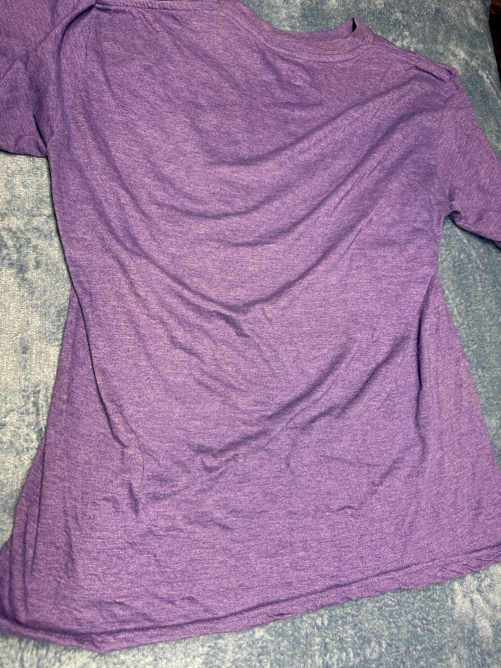 surf style Purple Tee with Orange & Cream Gulf Shores Alabama Graphic - Picture 3 of 3
